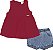 CONJUNTO PULLA BULLA 52122 VERMELHO GG - Imagem 1