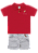 CONJUNTO KIKO KIKA 13381 VERMELHO 3 ANOS - Imagem 1