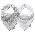 BABADOR BANDANA BABY JOY  CLASSICOS CINZA - Imagem 1