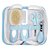 KIT HIGIENE PIMPOLHO ESTOJO CERDAS NATURAIS AZUL - Imagem 1