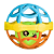 BOLA CHOCALHO PIMPOLHO LARANJA - Imagem 1