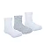 KIT MEIA PIMPOLHO LISA BR/CINZA RN - Imagem 2