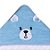 TOALHA SOFT KARINHO BORDADOS URSO AZUL - Imagem 2
