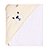 TOALHA SOFT KARINHO BORDADOS URSO BEGE - Imagem 1
