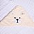 TOALHA SOFT KARINHO BORDADOS URSO BEGE - Imagem 6