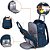 MOCHILA MULTIFUNCIONAL LACO BEBE MARINHO - Imagem 3