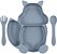 CONJUNTO SILICONE BABY STYLE ESQUILINHO AZUL - Imagem 2