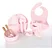 CONJUNTO SILICONE BABY STYLE ROSA - Imagem 1