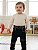 CALCA LEGGING PIMPOLHO JEANS PRETO 6/24 MESES - Imagem 1