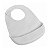 BABADOR SILICONE SOFT PIMPOLHO CINZA - Imagem 1