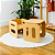Conjunto de Mesa e Cadeira Montessori | Móveis Infantis Funcionais - Imagem 5