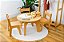Conjunto Mesa e Cadeiras Montessori Natural - Desenvolvimento Infantil Sustentável - Imagem 3