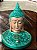 Incensário Busto Buda (verde cintilante) - Imagem 1
