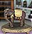 Elefante (marrom com dourado) - Imagem 1