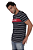 Camiseta Nautica Masculina Listrada Cor Marinho - Imagem 2