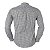 Camisa Ralph Lauren Masculina Slim Fit Stretch Xadrez Medio Cor Cinza - Imagem 3