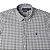 Camisa Ralph Lauren Masculina Slim Fit Stretch Xadrez Medio Cor Cinza - Imagem 2