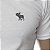 Camiseta Abercrombie Masculina Basica  Outline Cor Branca - Imagem 2