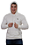 Camiseta Lacoste Masculina Moletinho Manga Longa Hoodie Branco - Imagem 4