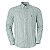 Camisa Ralph Lauren Masculina Custom Fit Turim Cor Branca e Verde - Imagem 1