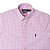 Camisa Ralph Lauren Masculina Custom Fit Quadriculada Rosa - Imagem 2