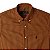 Camisa Ralph Lauren Masculina Custom Fit Quadriculada Orange - Imagem 2