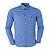 Camisa Ralph Lauren Masculina Genova Cor Azul Mescla - Imagem 1