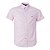 Camisa Tommy Hilfiger Manga Curta Oxford Cor Rosa Claro - Imagem 1