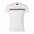Camiseta Tommy Hilfiger Masculina Chest Stripe Cor Branca - Imagem 1
