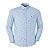 Camisa Tommy Hilfiger Masculina Xadrez Ginghan Branca/Azul - Imagem 1