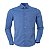 Camisa Ralph Lauren Masculina Genova Monocromatica Cor Azul - Imagem 1