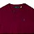 Sueter Ralph Lauren Masculino Gola V Cor Vinho - Imagem 2