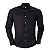 Camisa Ralph Lauren Masculina Algodão Monocromatica Cor Preta - Imagem 1