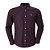 Camisa Ralph Lauren Masculina Oxford Cor Bordo - Imagem 1