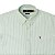 Camisa  Ralph Lauren Masculina Oxford Listrada Cor Verde - Imagem 2
