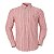 Camisa Ralph Lauren Masculina Oxford Listrada Cor Vermelho - Imagem 1
