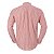 Camisa Ralph Lauren Masculina Oxford Listrada Cor Vermelho - Imagem 3