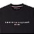 Moletom Tommy Hilfiger Masculino Fleece Logo Crewneck Preto - Imagem 2