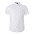 Camisa Tommy Hilfiger Manga Curta Bolso Cor Branca - Imagem 1