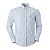 Camisa Ralph Lauren Masculina Oxford Poplin Listrada Cor Azul Clara - Imagem 1