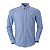 Camisa Ralph Lauren Masculina Oxford Poplin Listrada Cor Azul - Imagem 1