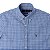 Camisa Ralph Lauren Masculina Oxford Poplin Xadrez Cor Azul - Imagem 2