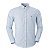 Camisa Ralph Lauren Masculina Oxford Poplin Xadrez Cor Azul Claro - Imagem 1