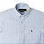 Camisa Ralph Lauren Masculina Oxford Poplin Xadrez Cor Azul Claro - Imagem 2