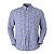 Camisa Tommy Hilfiger Masculina Xadrez Ginghan Azul - Imagem 1