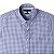 Camisa Tommy Hilfiger Masculina Xadrez Ginghan Azul - Imagem 2