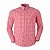 Camisa Tommy Hilfiger Masculina Xadrez Ginghan Branca/Vermelha - Imagem 1