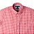Camisa Tommy Hilfiger Masculina Xadrez Ginghan Branca/Vermelha - Imagem 2
