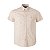 Camisa Tommy Hilfiger Masculina Manga Curta Xadrez Ginghan Branca/Bege - Imagem 1