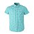 Camisa Tommy Hilfiger Masculina Manga Curta Xadrez Ginghan Branca/Verde - Imagem 1
